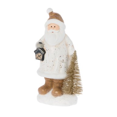 Kerstman tree beige 19 cm