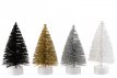 kerstboom+Led Glitter Plastiek Zwart