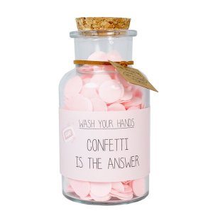 handzeep - confetti is the answer