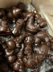 ZH244626 Mini figuurtjes fondant chocolade per 100 gr
