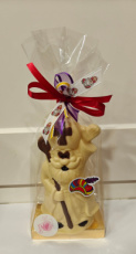 Lachende Sint witte chocolade